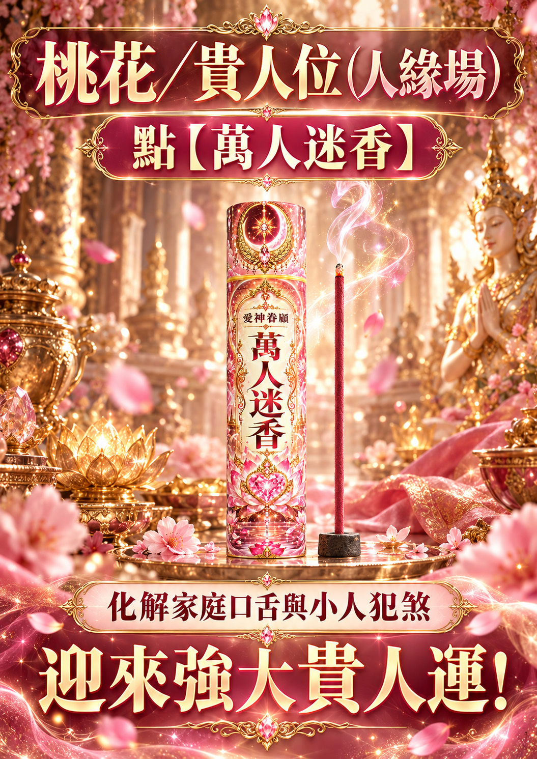泰幸福-【好運香隨】愛神眷顧・萬人迷香(預購) 產品說明