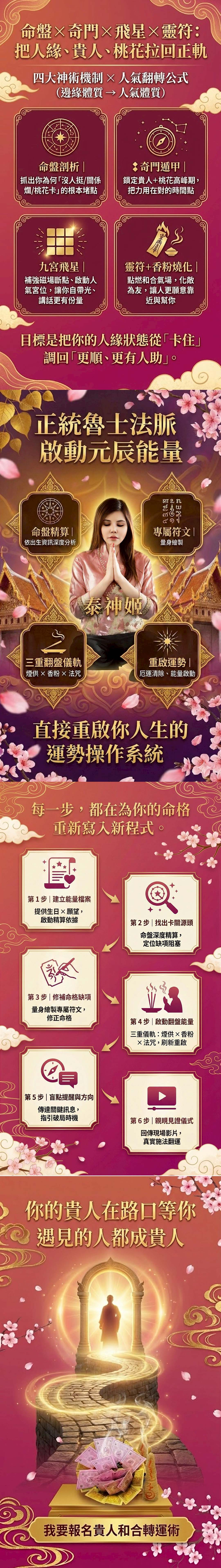 泰幸福-【星期四】丙申月・泰流月-貴人和合轉運術＋人緣鳥法燭 產品說明