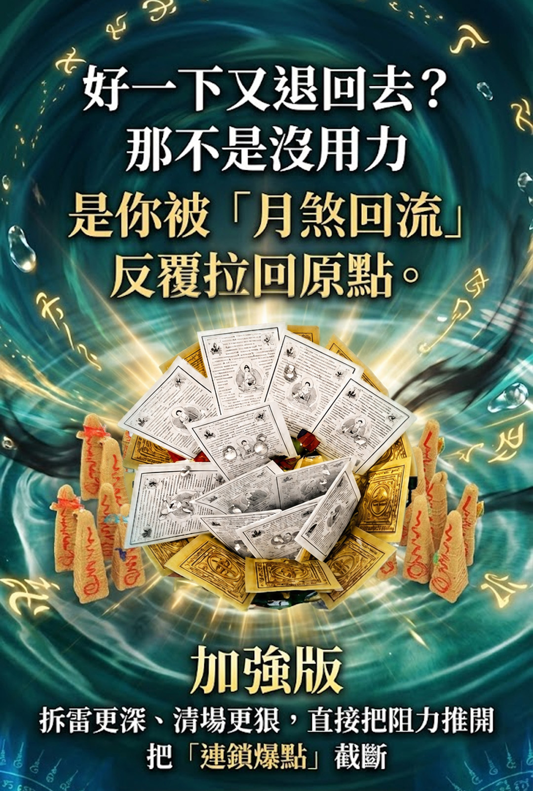 【神姬靈力】月煞化解轉運術(含60顆頂級煙供食子)
