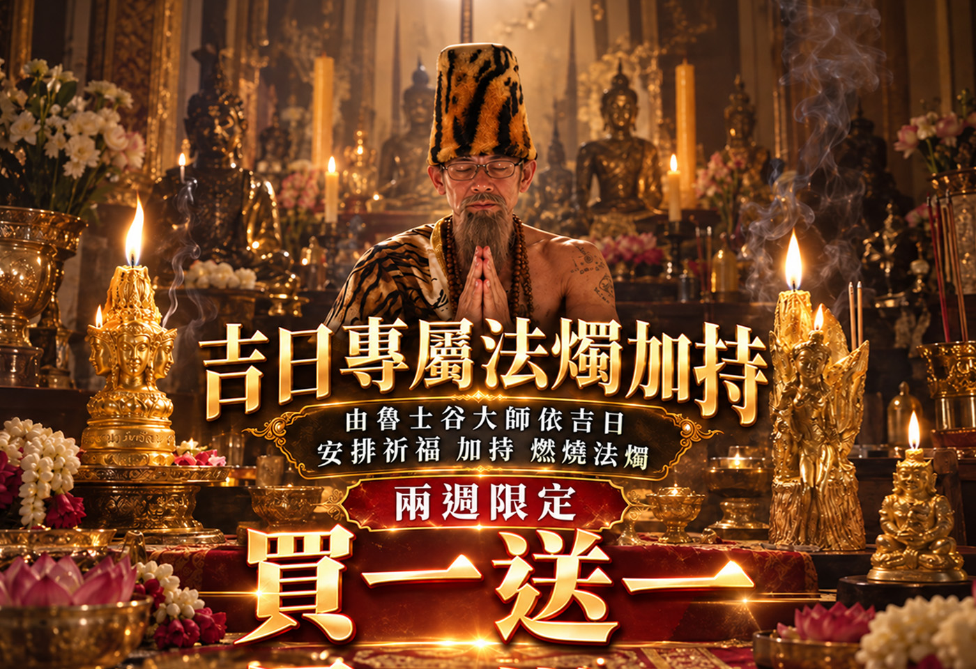 魯士谷法燭買一送一