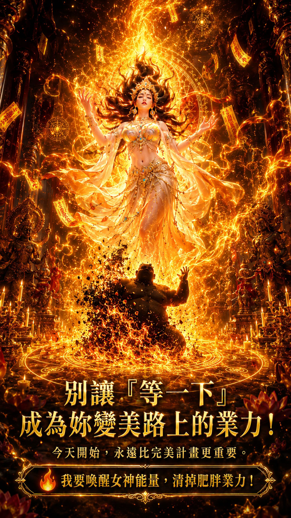 開運NOW-【七大神力終極女神】布南瘦女神佛牌 產品說明