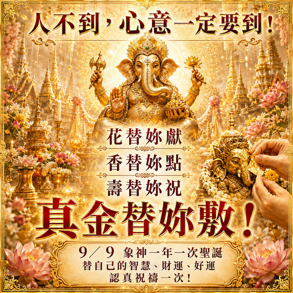 開運NOW-【象神聖誕代拜祝壽】象神破障翻身組