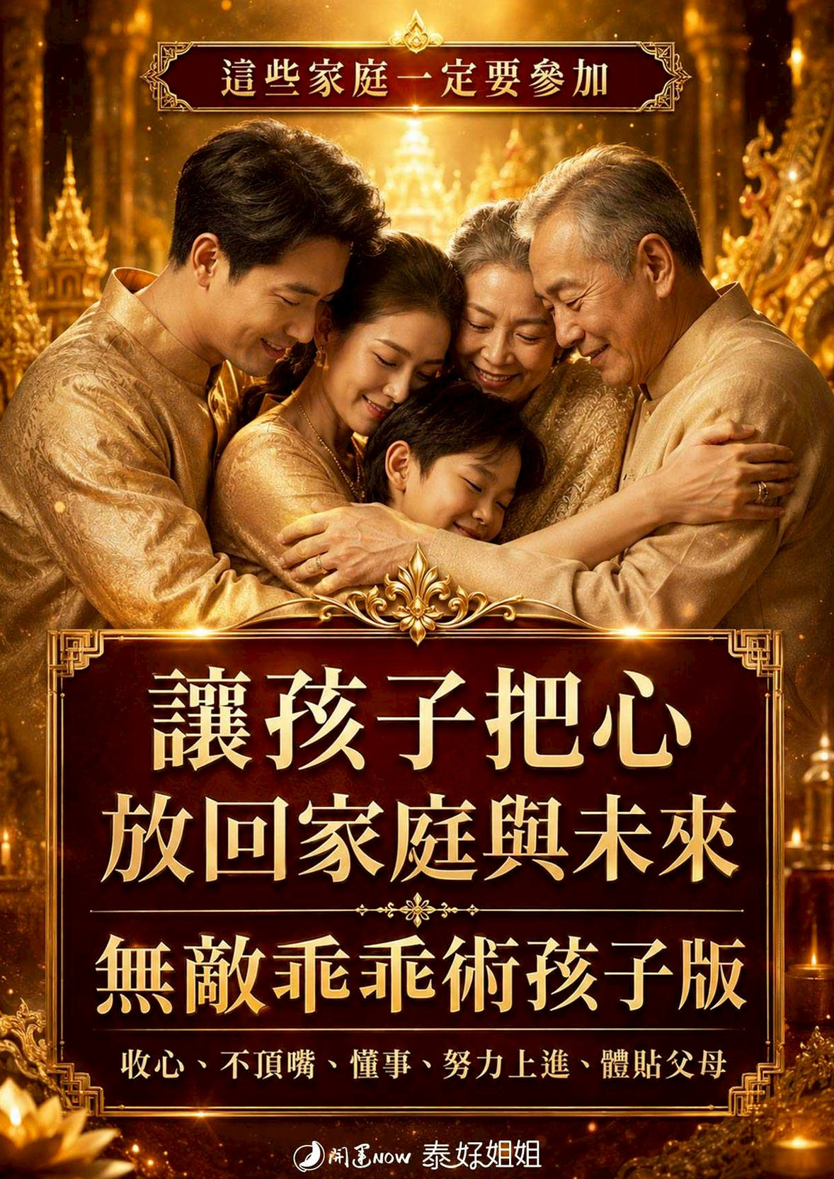 開運NOW-【全新升級】無敵乖乖術（小孩版） 產品說明