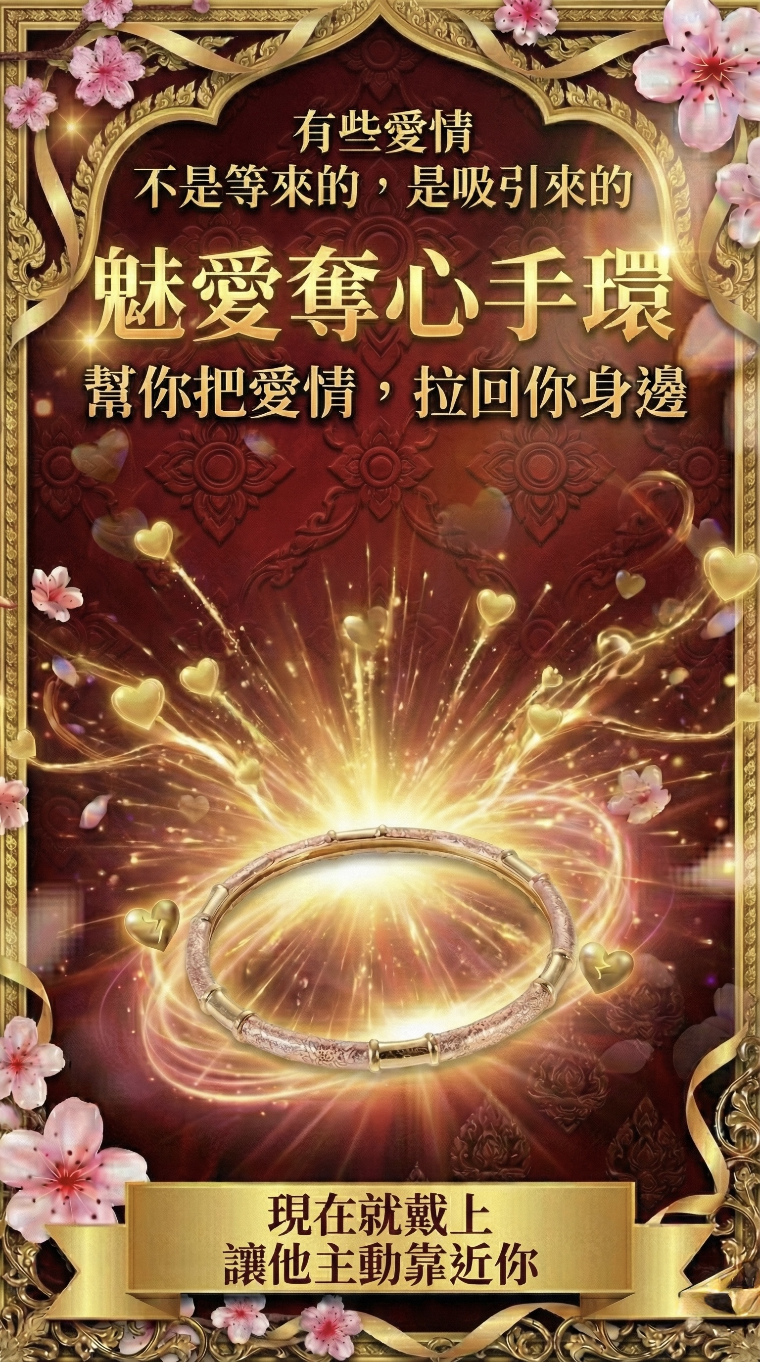 大辣天后宮-魅愛奪心手環 產品說明