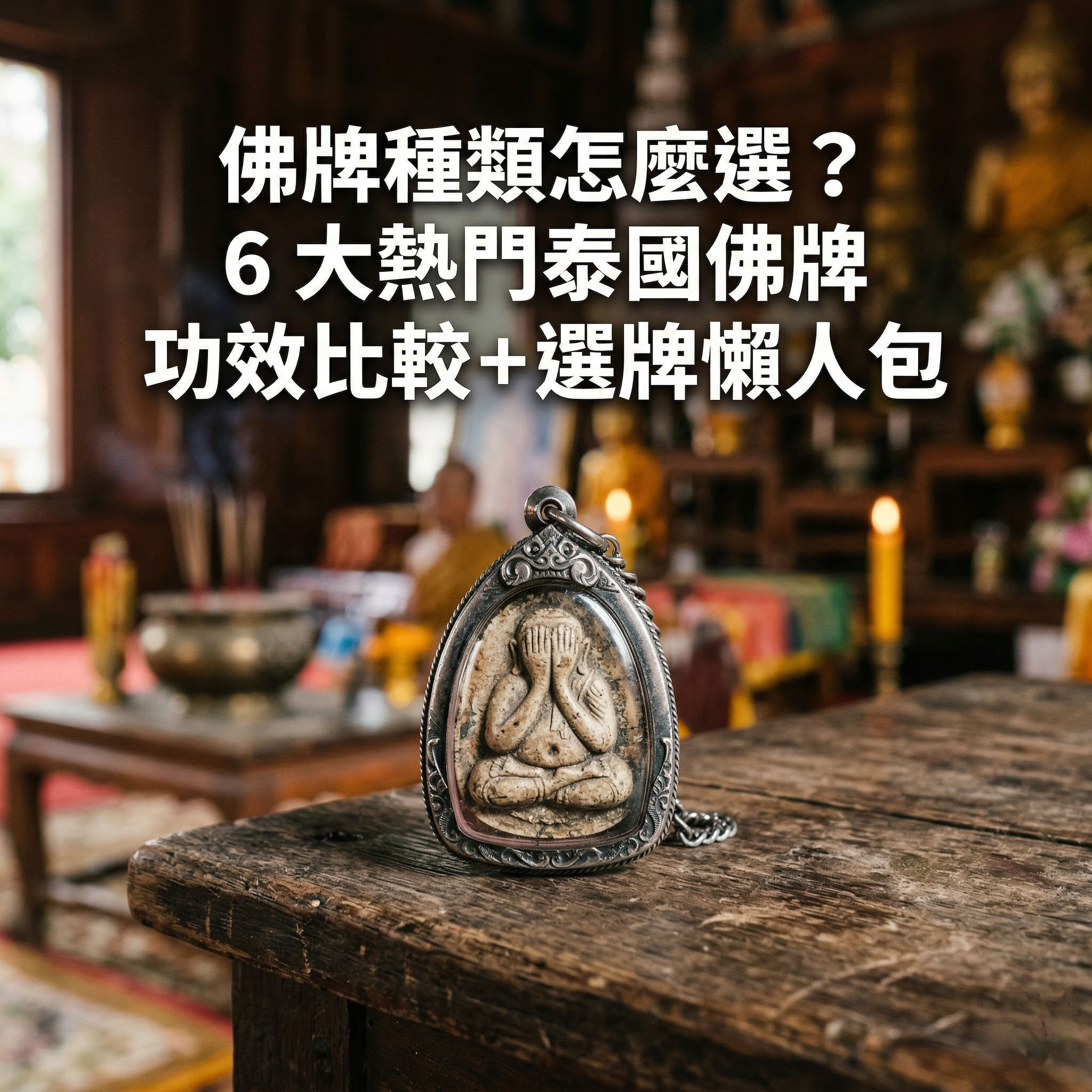 【泰好學】佛牌種類怎麼選？6 大熱門泰國佛牌功效比較＋選牌懶人包（2026）