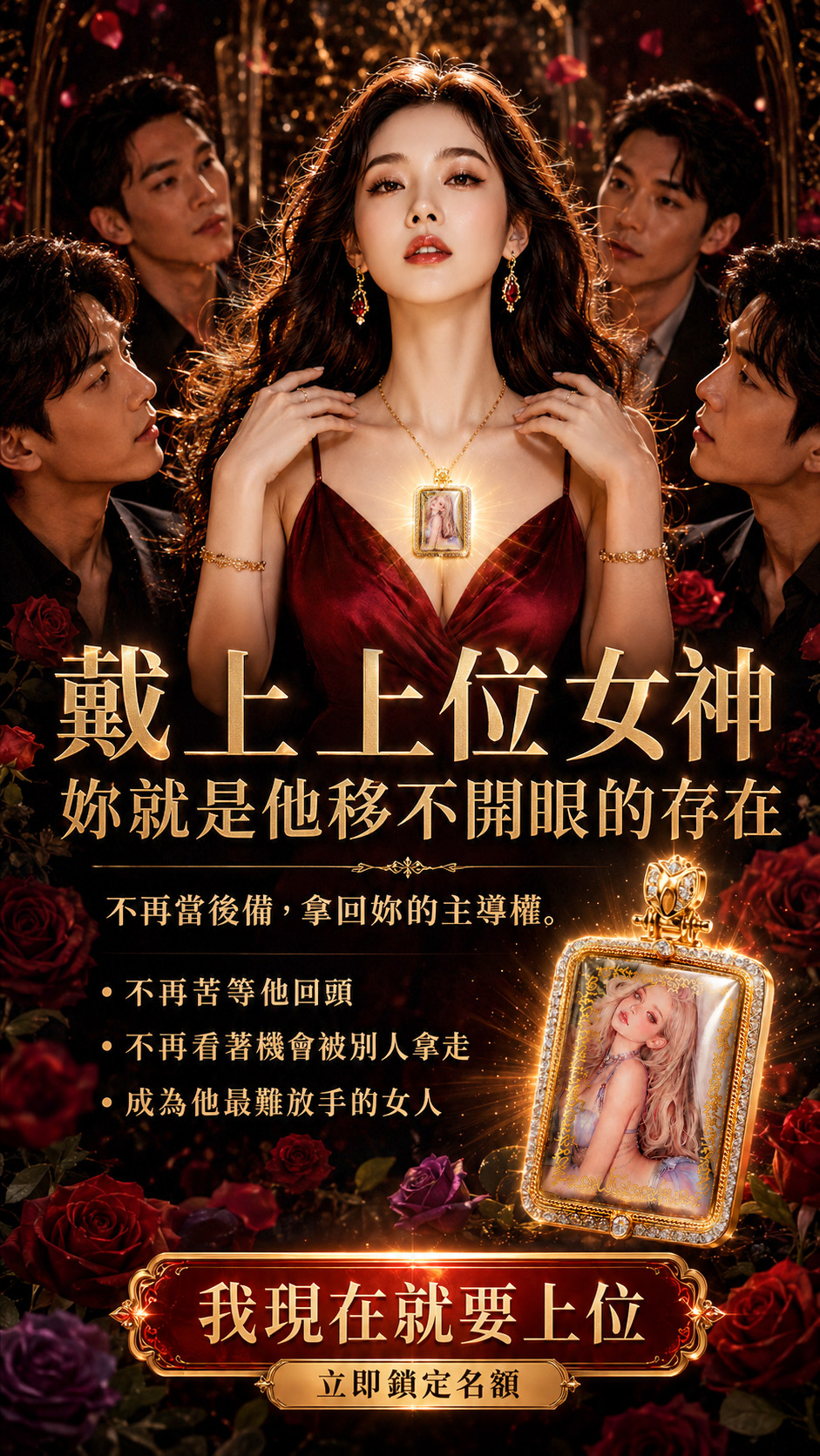 開運NOW-【女王氣場】上位女神佛牌-預購 產品說明