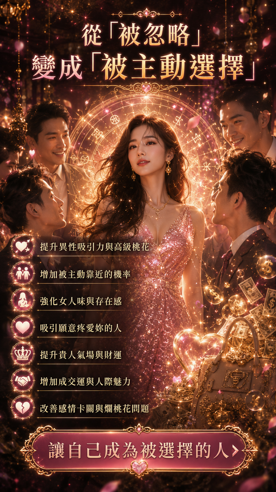 開運NOW-泰神姬金桃花判讀套組 產品說明