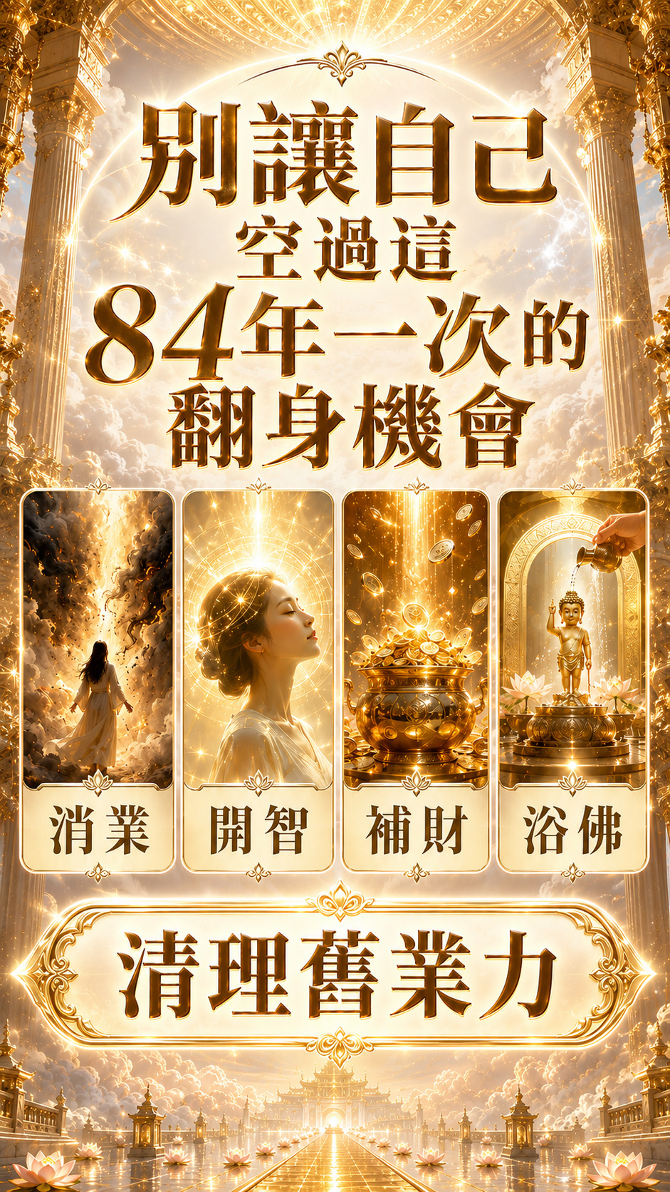 開運NOW-【天赦日翻身大禮包】開運啟福組 產品說明