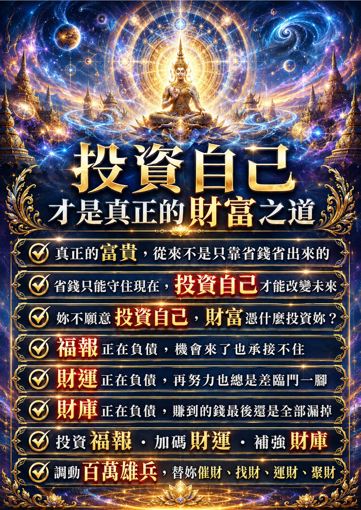 開運NOW-十方財王・百萬雄兵吸金鬼王佛牌 產品說明