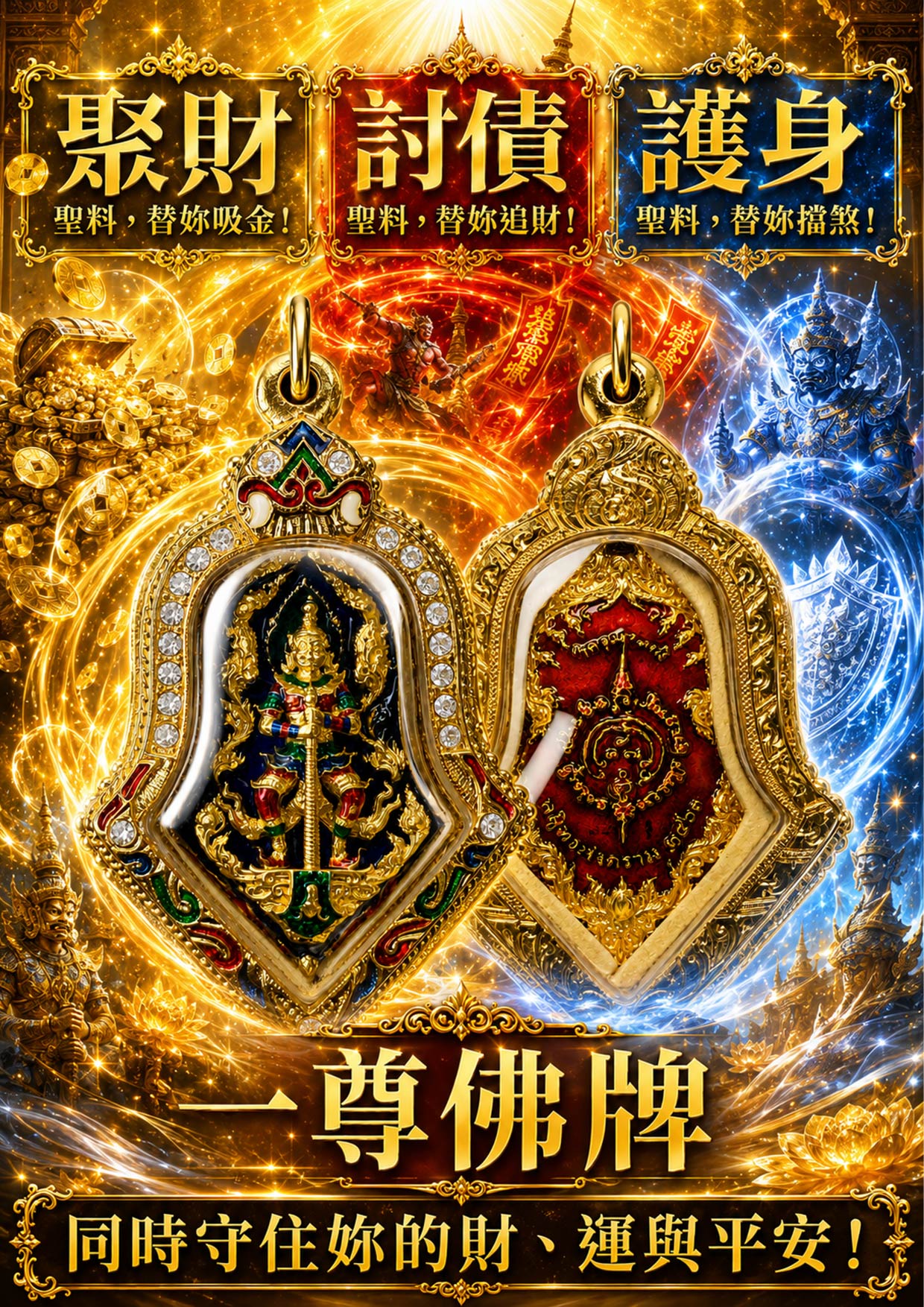 開運NOW-【萬鬼納富】帝王吸金・萬鬼朝財至尊組 產品說明