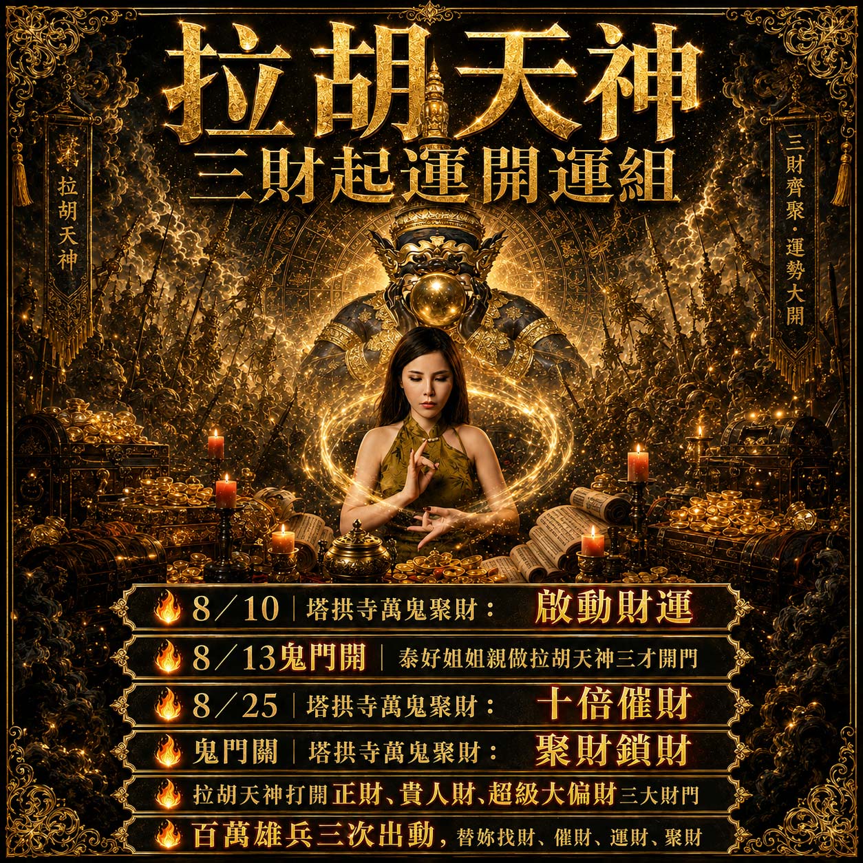 開運NOW-【萬鬼納富】事事如意・萬金入庫組