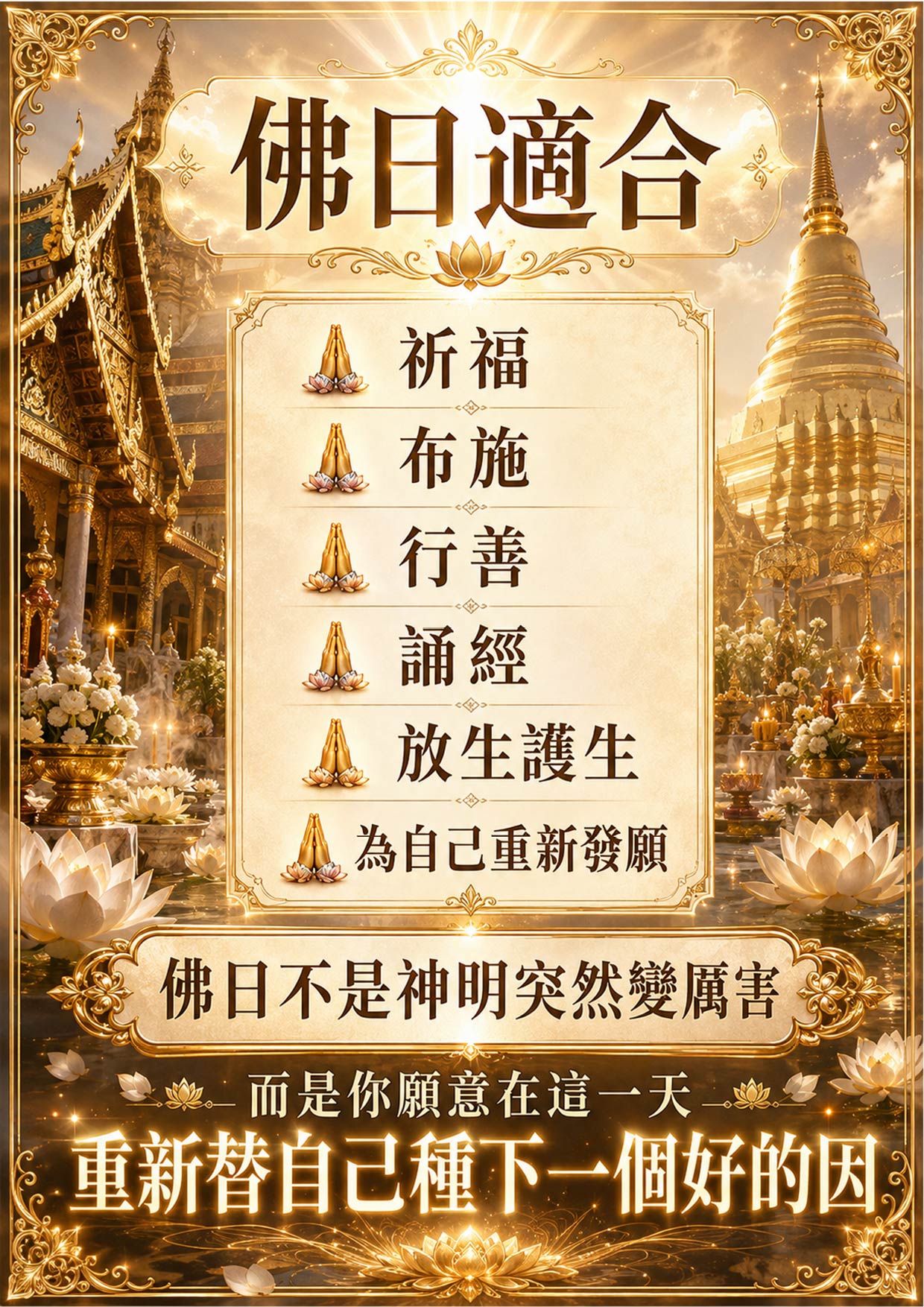 開運NOW-【佛日安康大補帖】單佛日方案送捐棺 產品說明