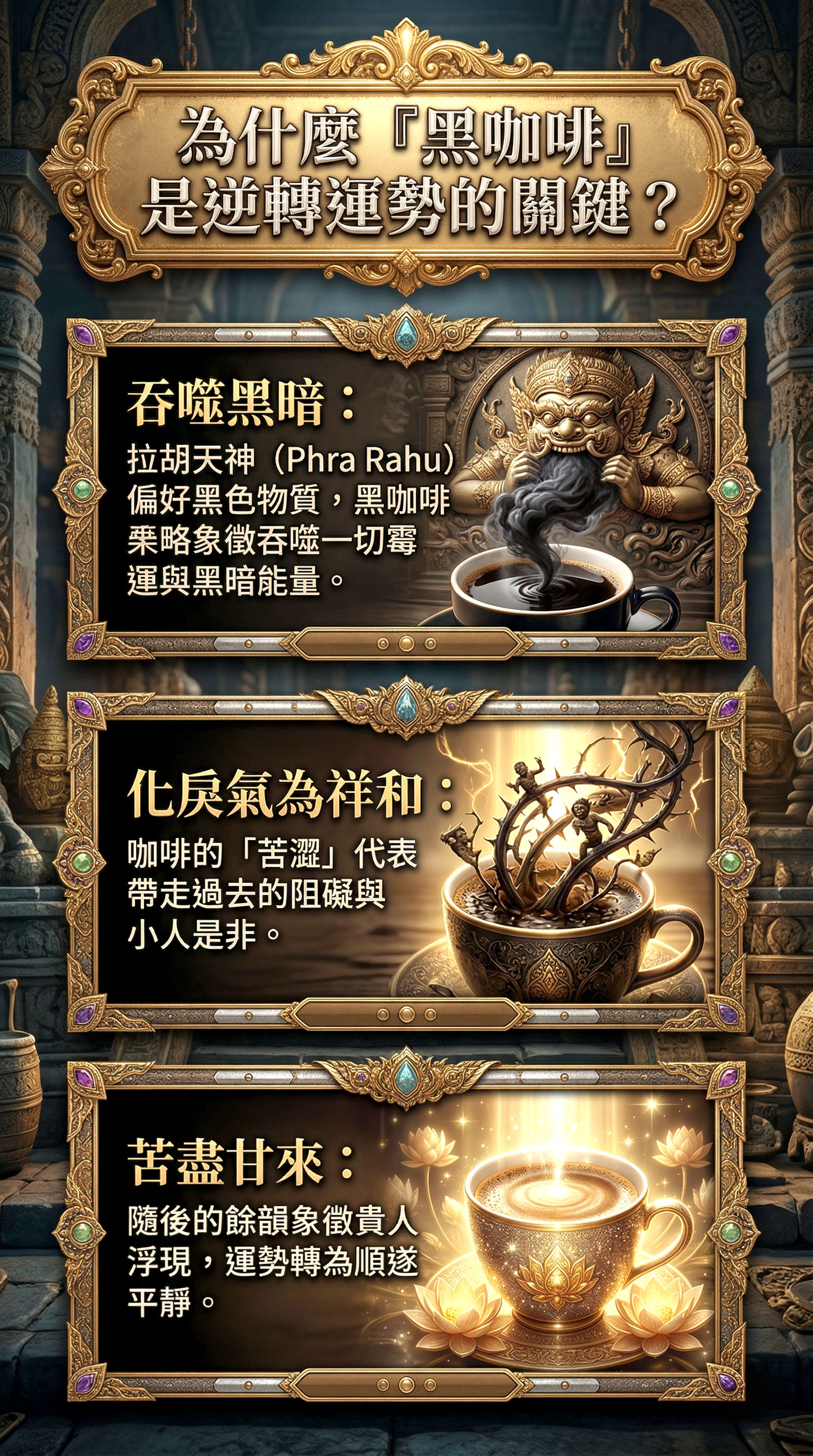 開運NOW-【佛均山】供黑咖啡(一杯) 產品說明