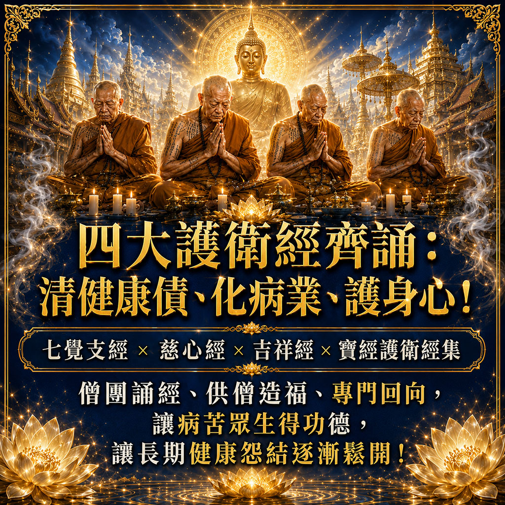 泰幸福-【塔拱寺百年】累世病業拔除大法會