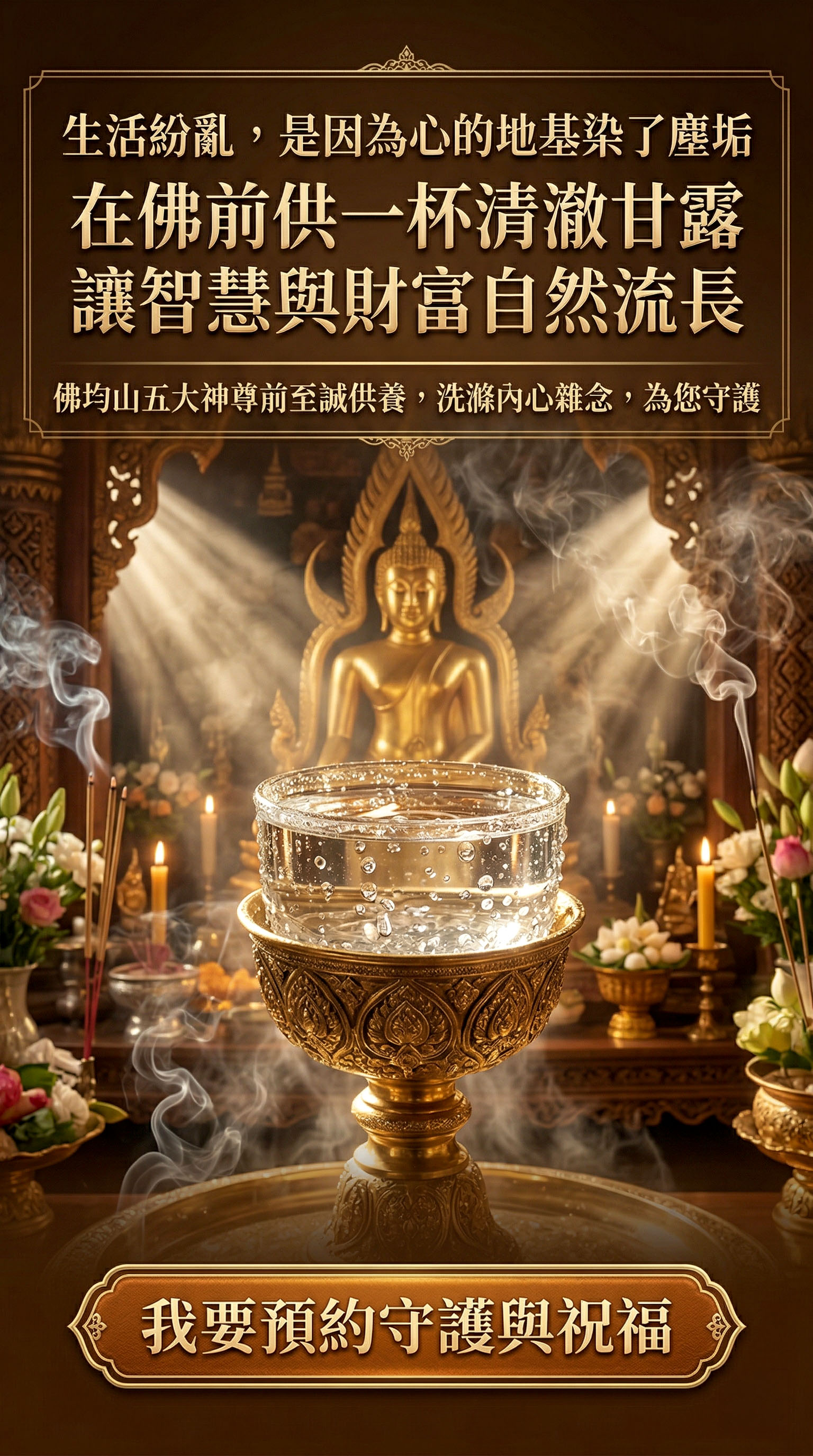 開運NOW-【佛均山】佛前供水（一瓶） 產品說明