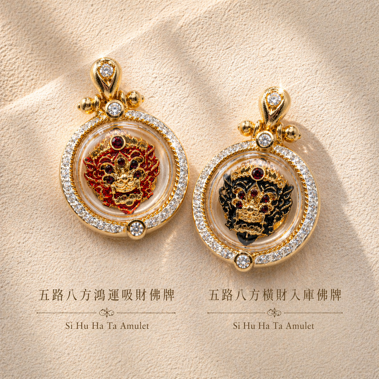 泰幸福-【五眼四耳】五路八方鴻運吸財＆橫財入庫佛牌送鍊子＿