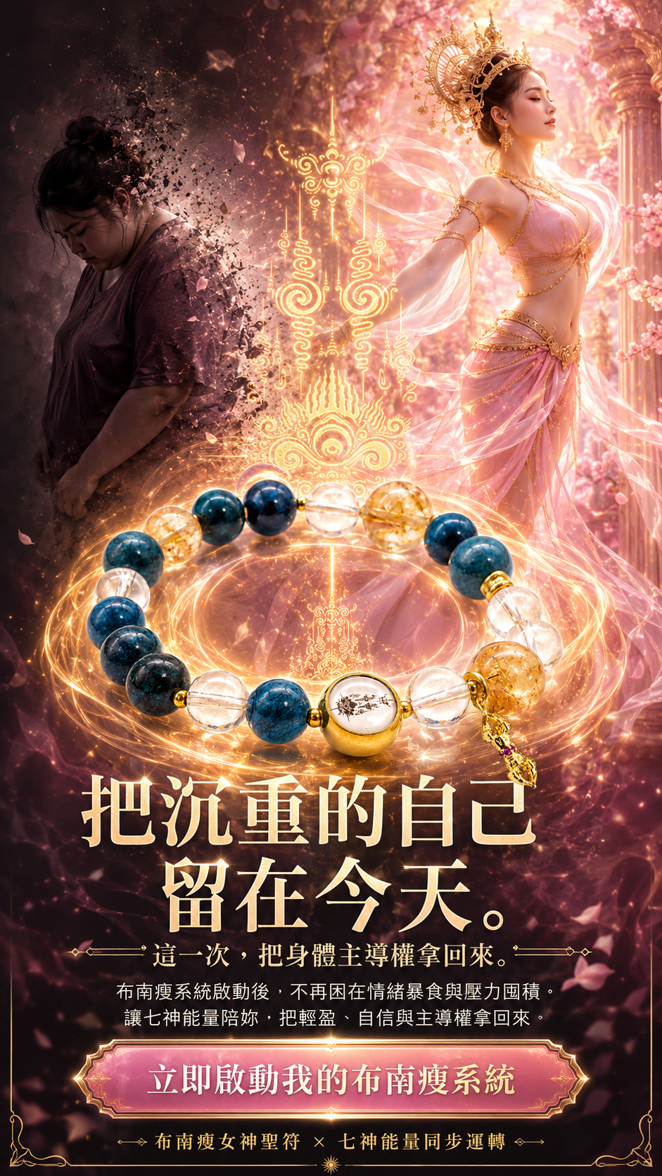泰幸福-【全球獨家】布南瘦女神能量手鍊-預購 產品說明