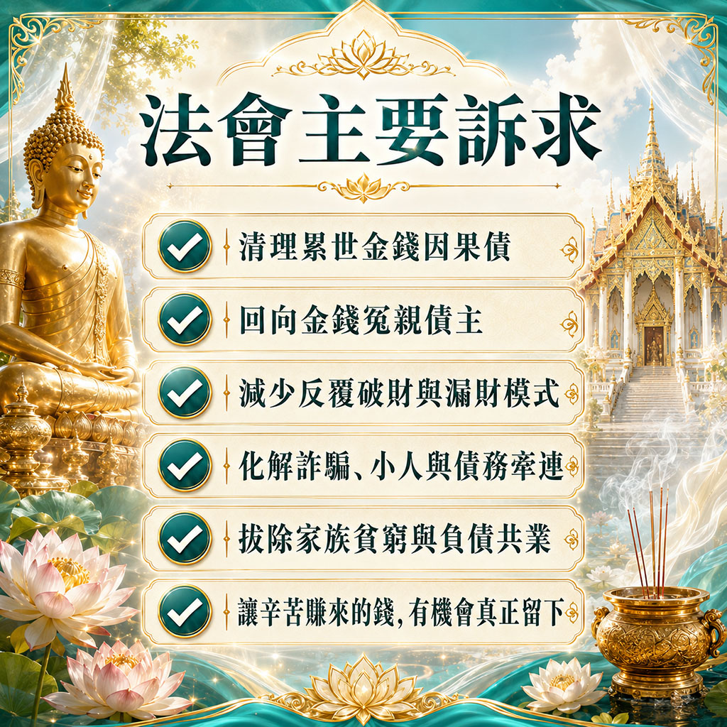 泰幸福-【塔拱寺百年】累世窮根拔除大法會