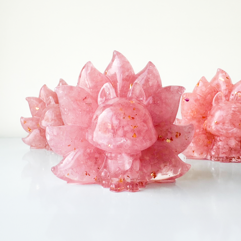 開運NOW-【桃花人緣】古蘭納九尾狐仙水晶鎮