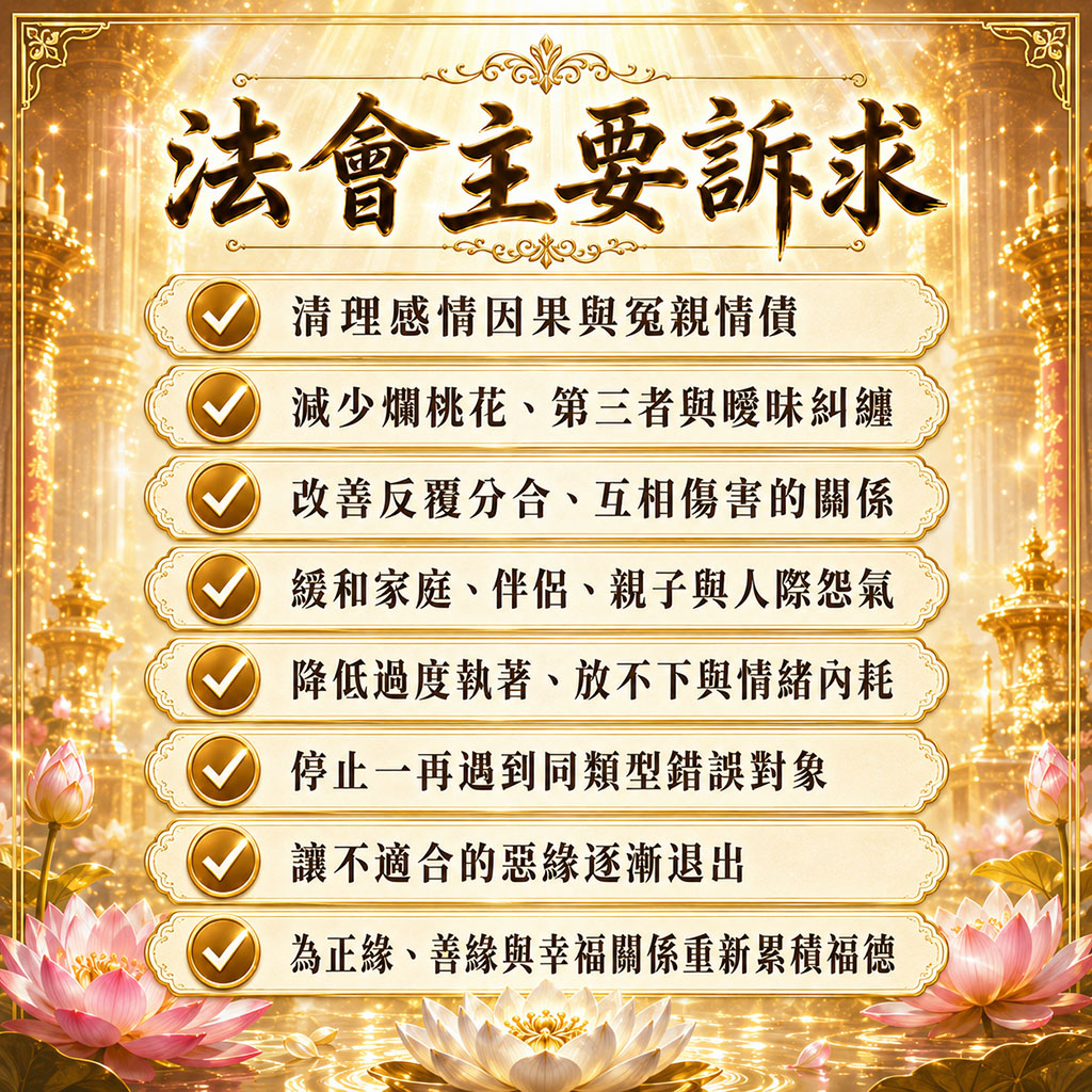 泰幸福-【塔拱寺百年】清情債．轉善緣大法會