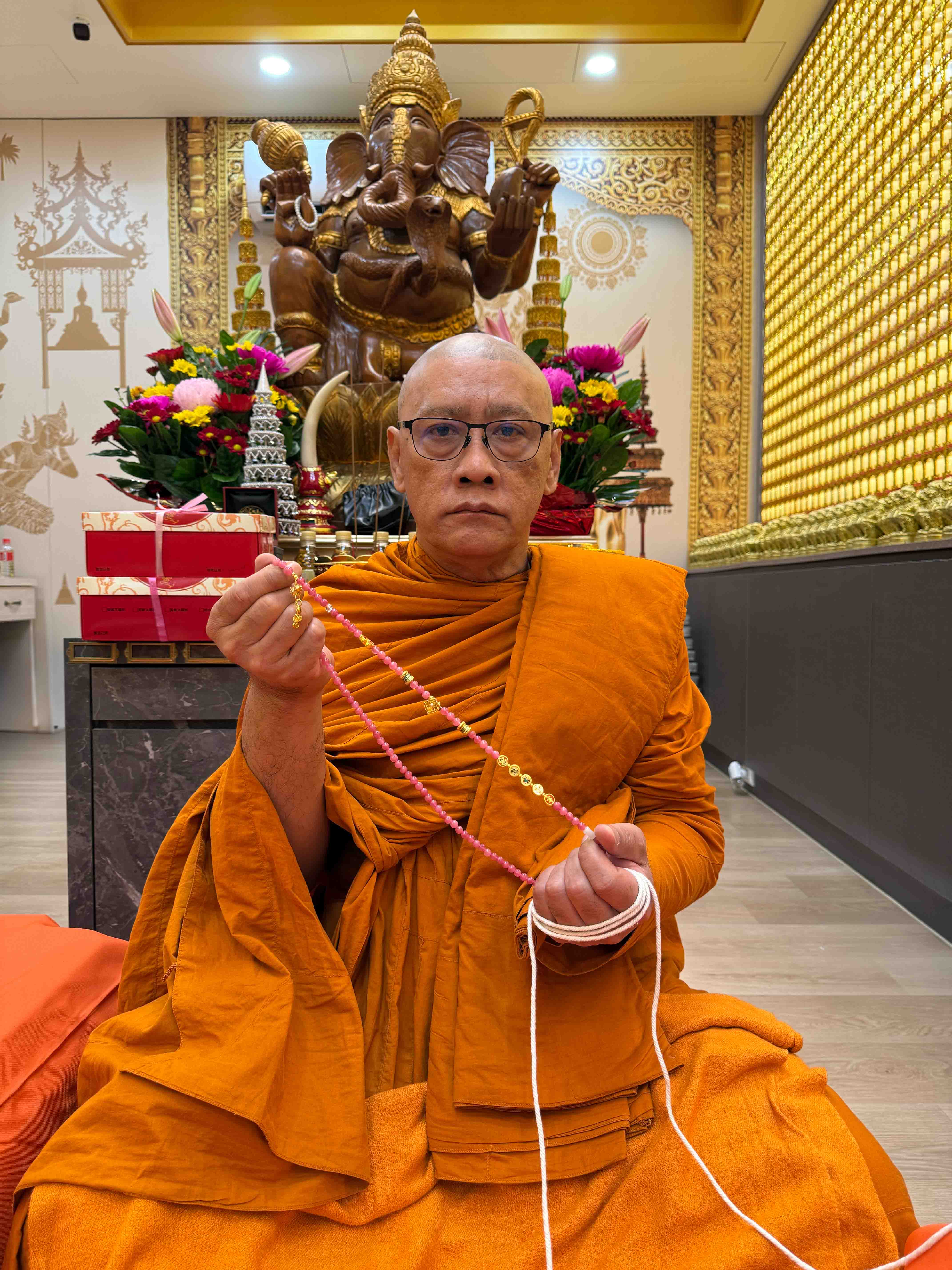 開運NOW-【紅紋石福祿佛牌鍊】 產品說明