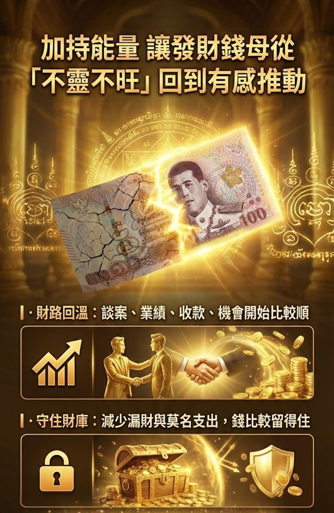 開運NOW-【發財金加持】VIP_20倍加持 產品說明