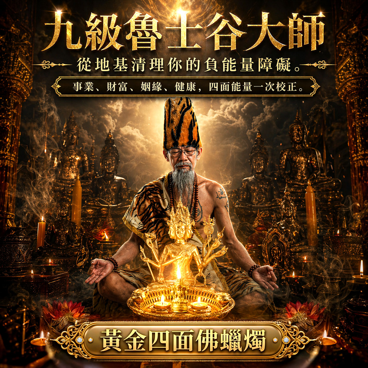 泰幸福-魯士谷-四面佛法燭