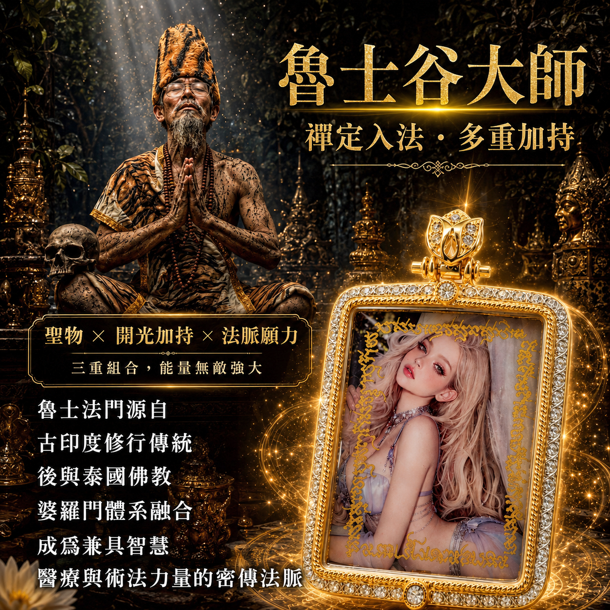 泰幸福-【女王氣場】上位女神佛牌-預購