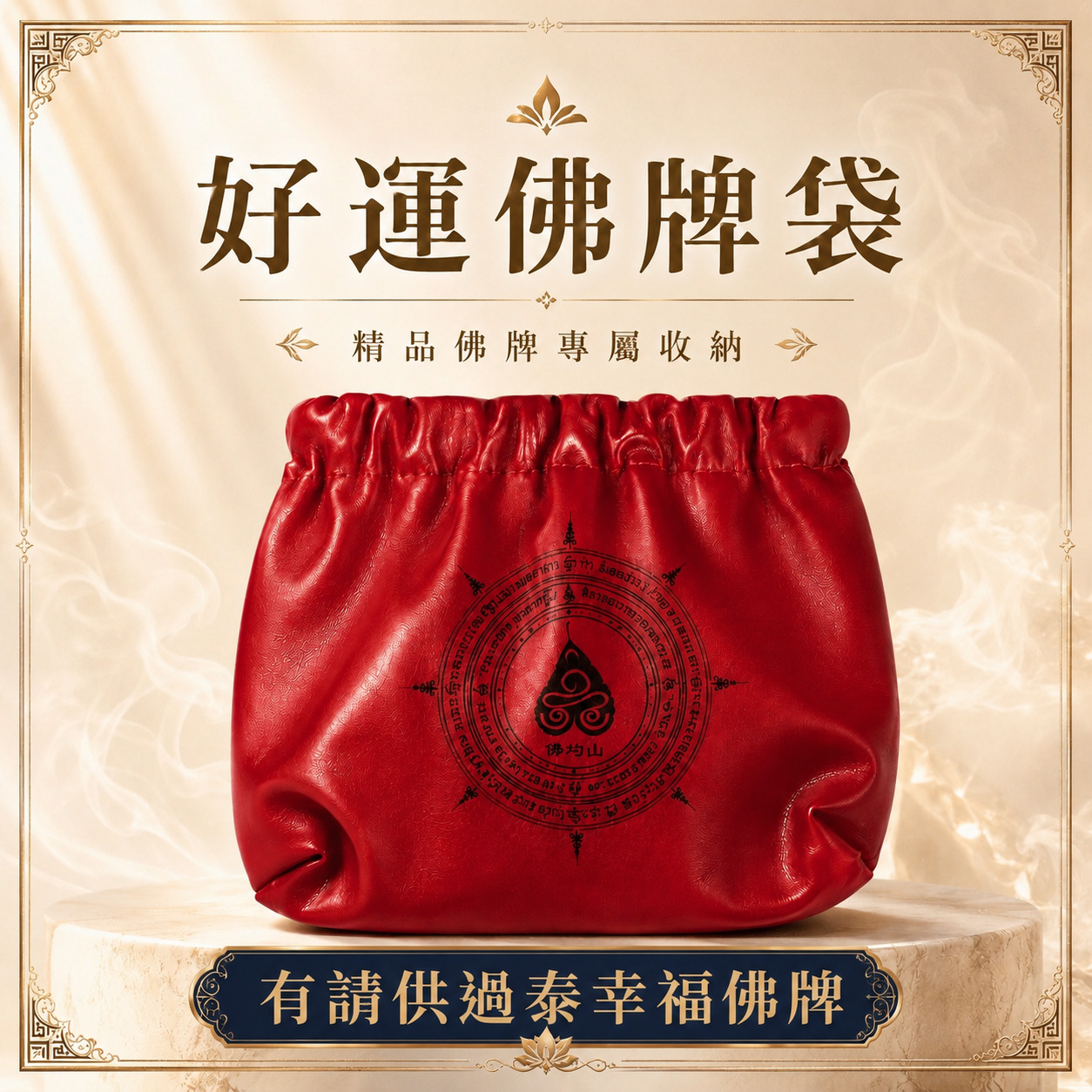 泰幸福-好運佛牌袋【有請供過開運NOW佛牌】