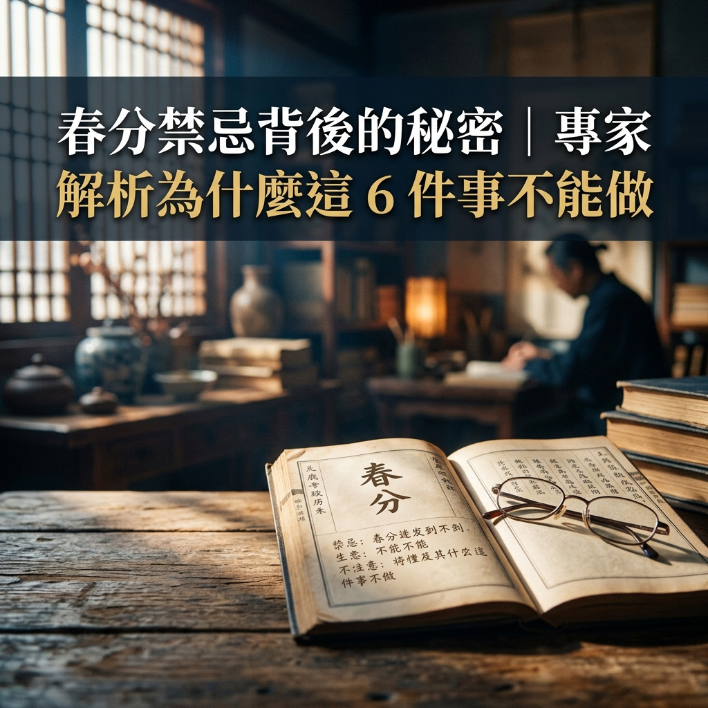 【泰好學】春分禁忌背後的秘密｜專家解析為什麼這 6 件事不能做