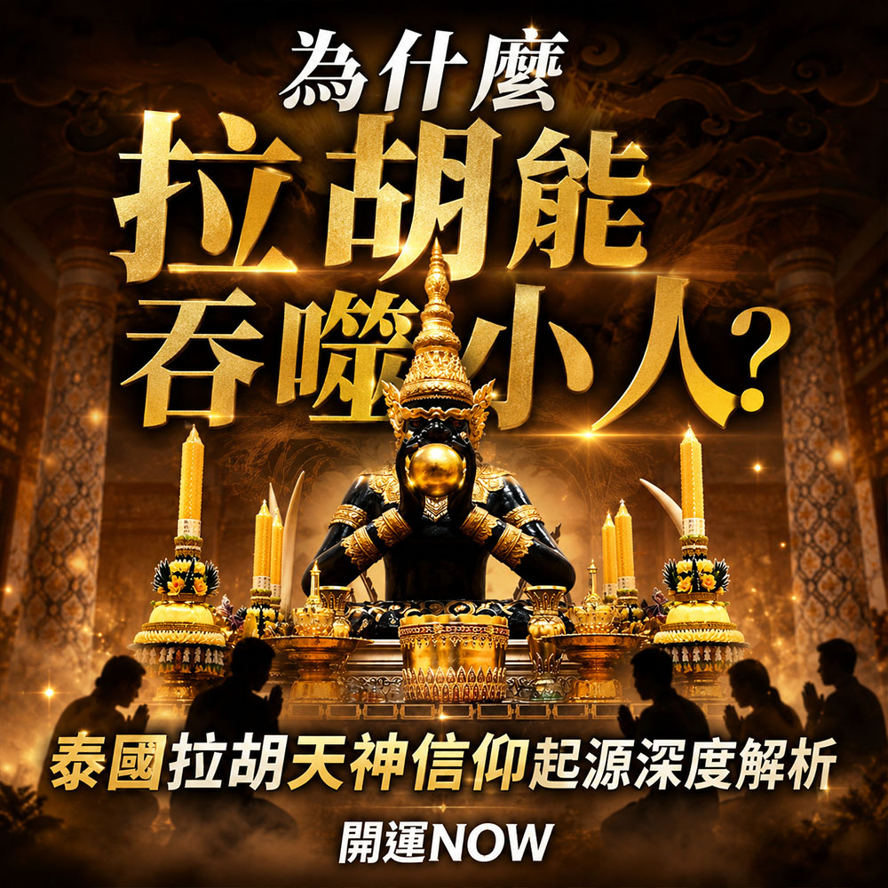 【泰好學】為什麼拉胡能吞噬小人？泰國拉胡天神信仰起源深度解析｜開運NOW