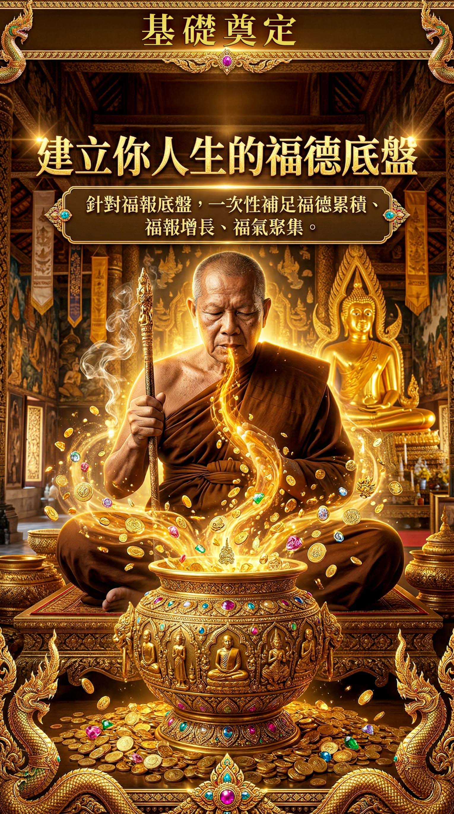 大辣天后宮-《108種無上功德法會》功德倍增版 產品說明