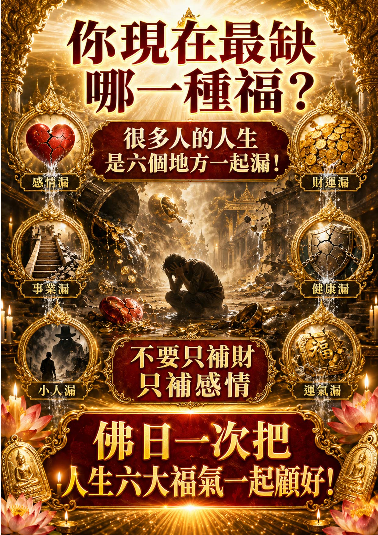 開運NOW-【佛日安康大補帖】單佛日方案送捐棺 產品說明
