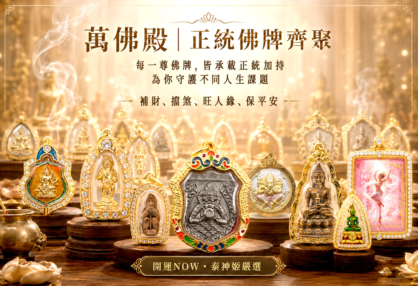 萬佛殿-佛牌