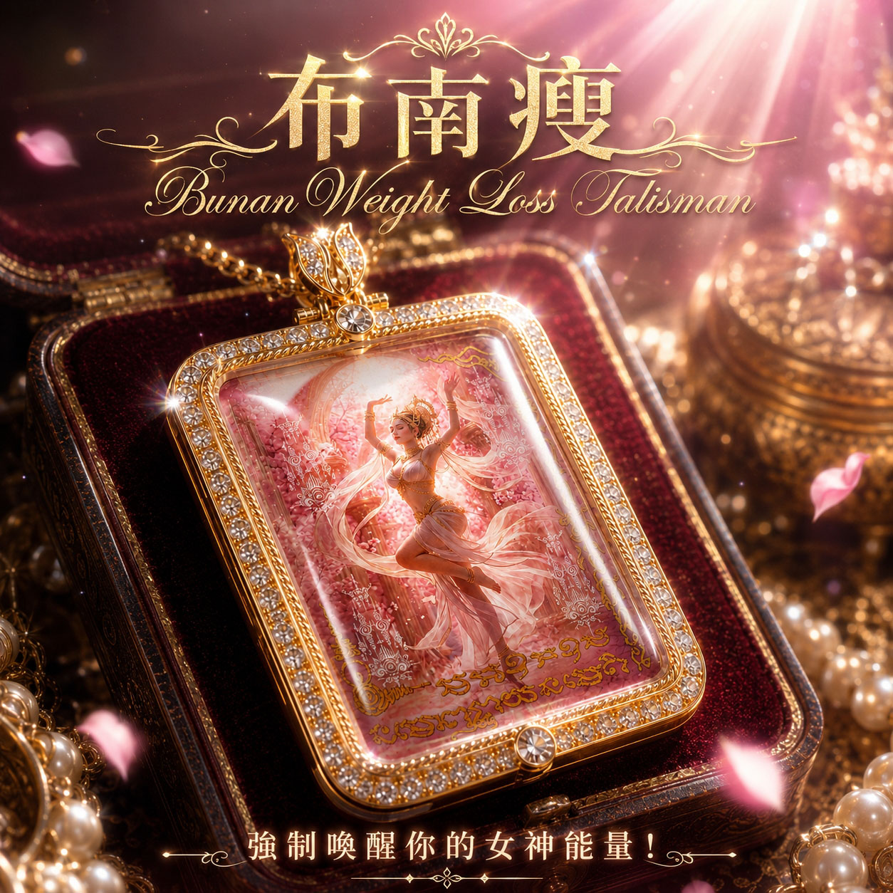 開運NOW-【七大神力終極女神】布南瘦女神佛牌＿
