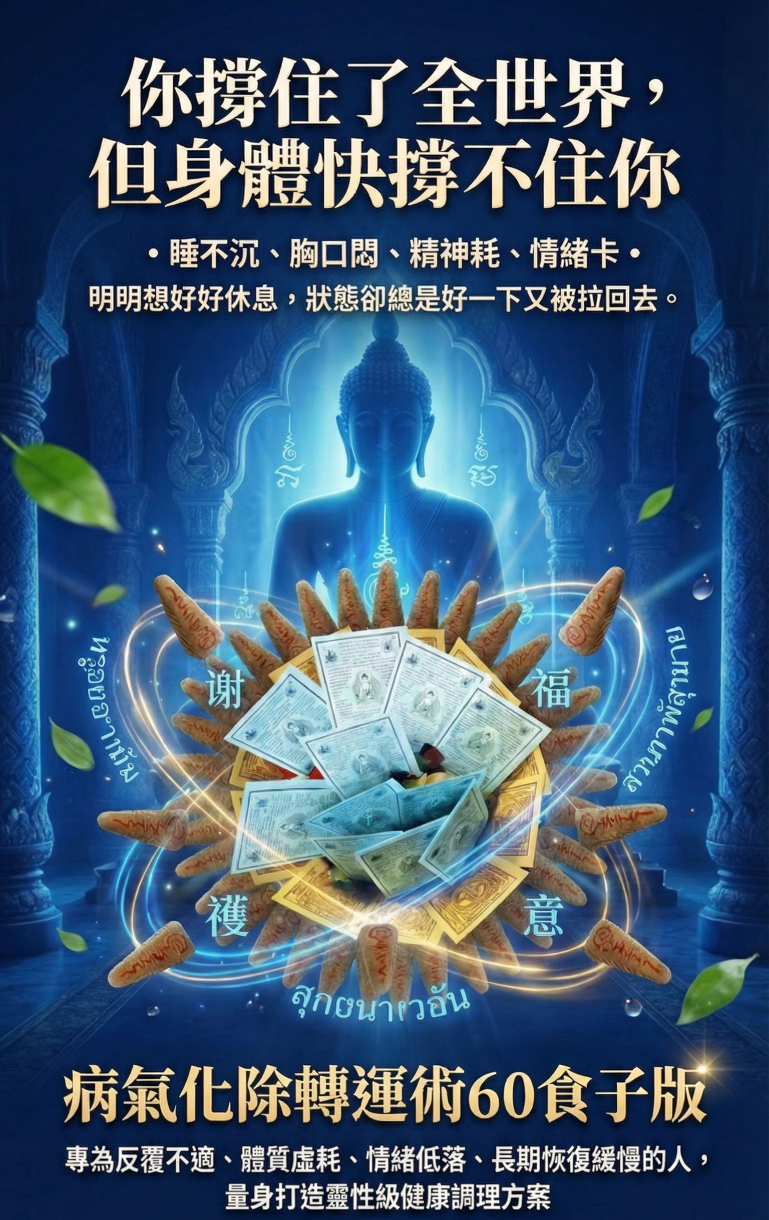 【神姬靈力】永保安康轉運術(含60顆頂級煙供食子)