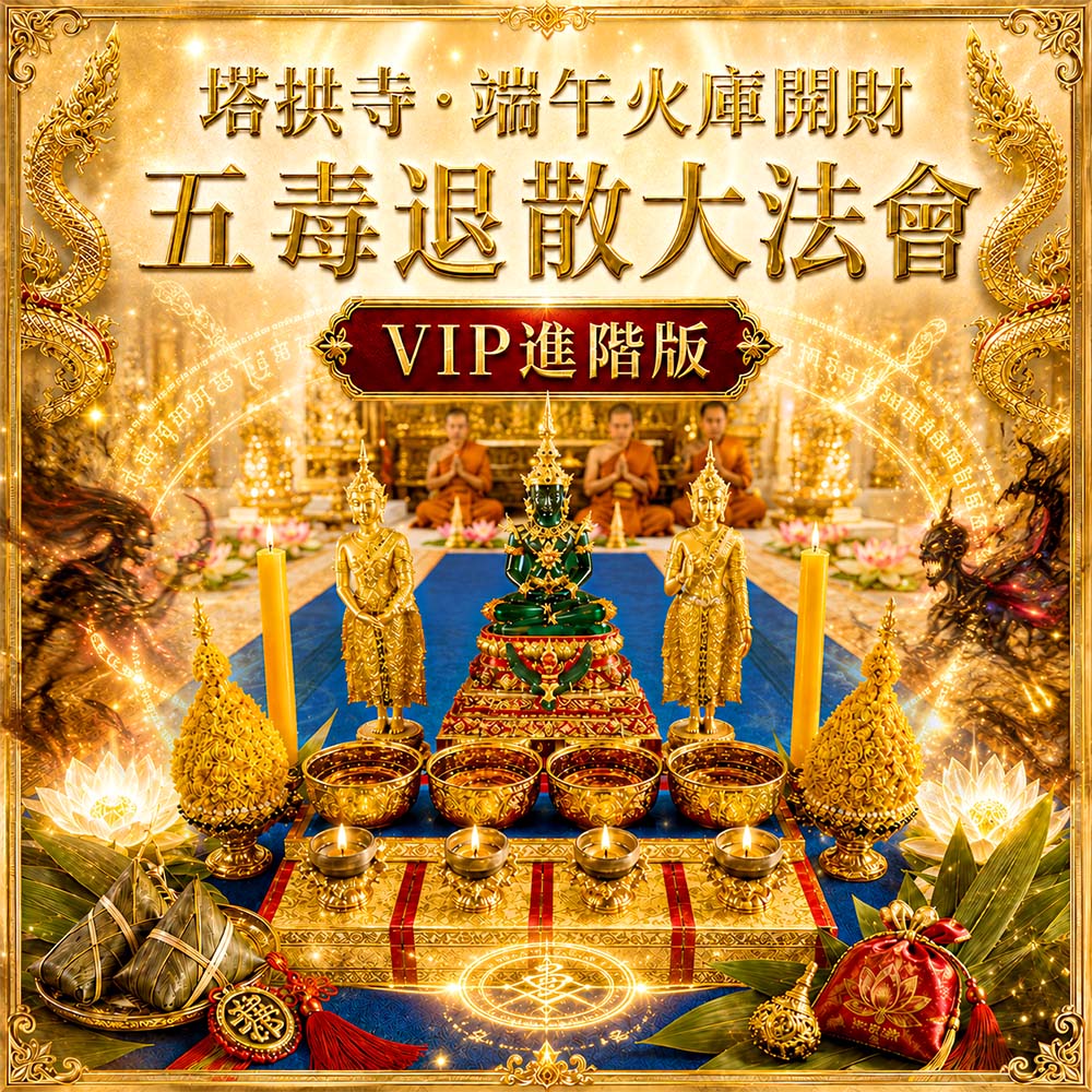 開運NOW-【塔拱寺・端午火庫開財・五毒退散大法會】VIP進階版＿