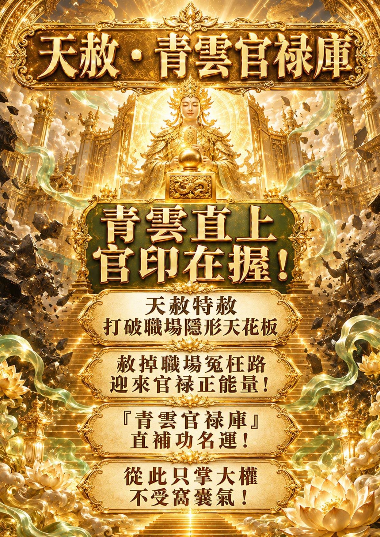開運NOW-【天赦・青雲官祿庫】 產品說明