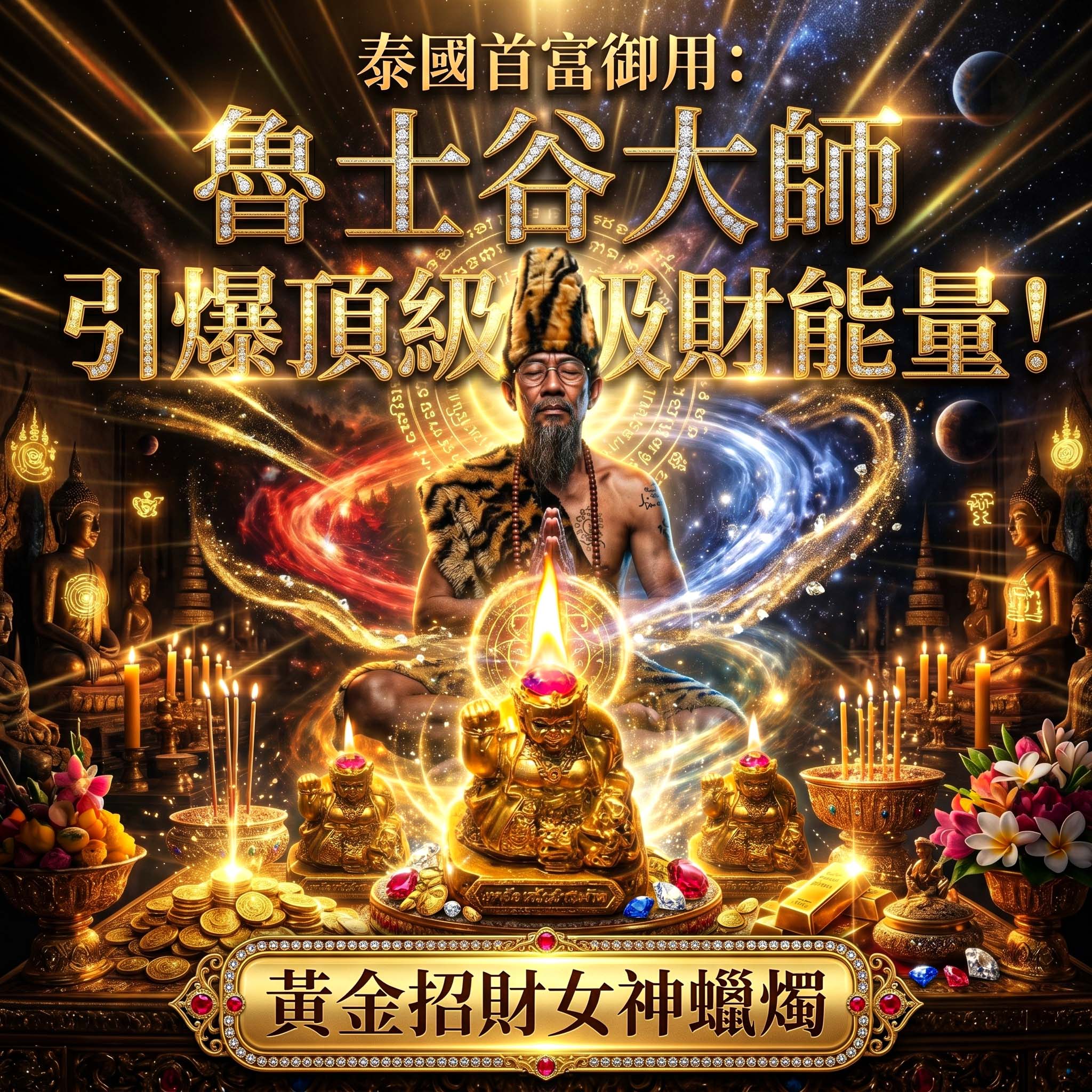 泰幸福-魯士谷-招財女神法燭