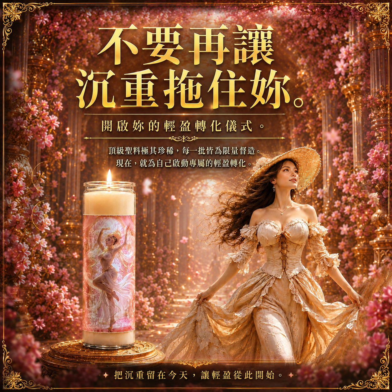 開運NOW-【全球獨家】七神護持布南瘦女神蠟燭＿