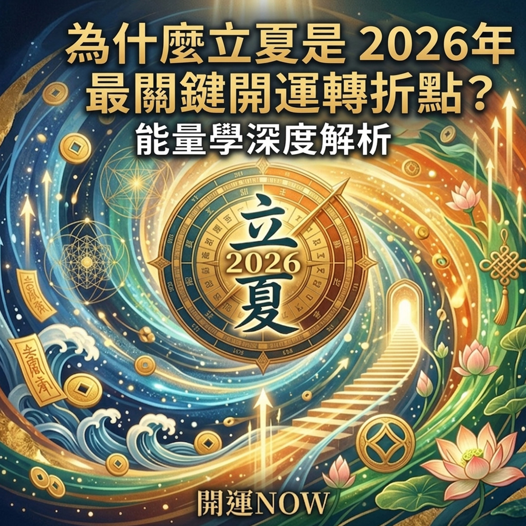 【泰好學】為什麼立夏是 2026 年最關鍵開運轉折點？能量學深度解析｜開運NOW