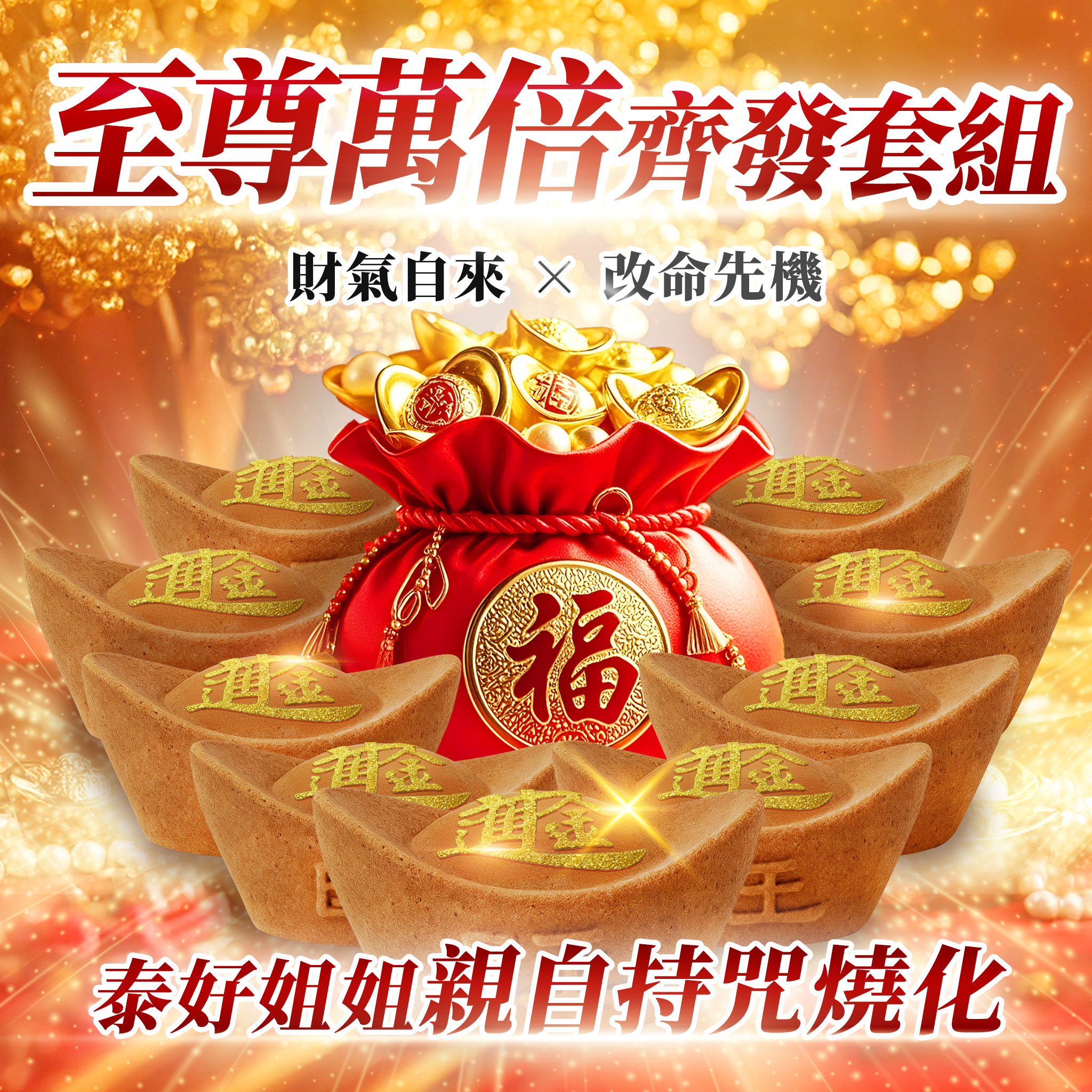 開運NOW-【一粒萬倍】至尊萬倍齊發套組法會