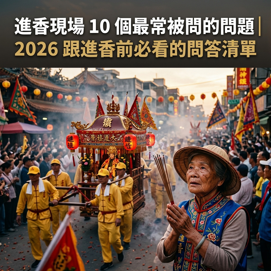 【泰好學】進香現場 10 個最常被問的問題｜2026 跟進香前必看的問答清單