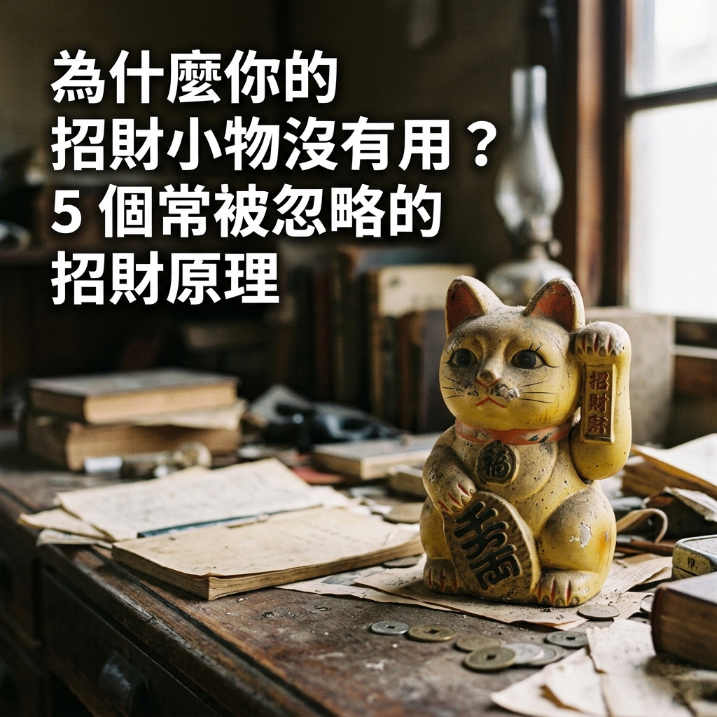 【泰好運】為什麼你的招財小物沒有用？5 個常被忽略的招財原理