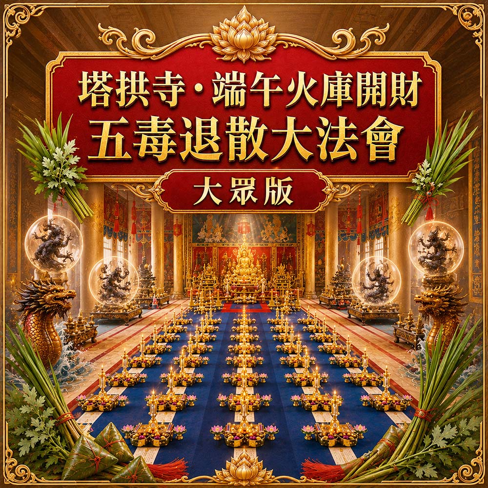 泰幸福-【塔拱寺・端午火庫開財・五毒退散大法會】大眾版＿