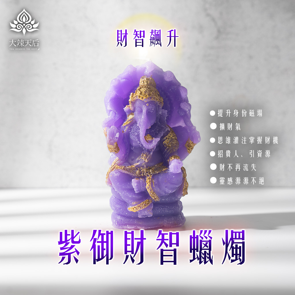紫御財智蠟燭(財智飆升) 規格說明