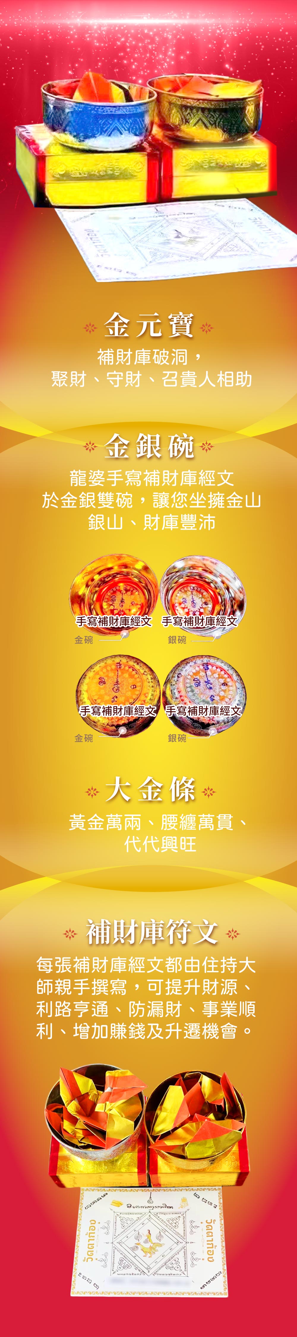 開運NOW-【星期六】泰流月・黃金九尾狐仙蠟燭＋補財庫 產品說明