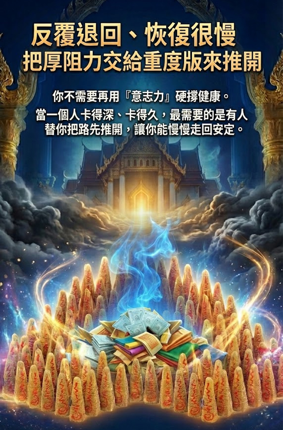 【神姬靈力】無敵永保安康轉運術(含120顆頂級煙供食子)