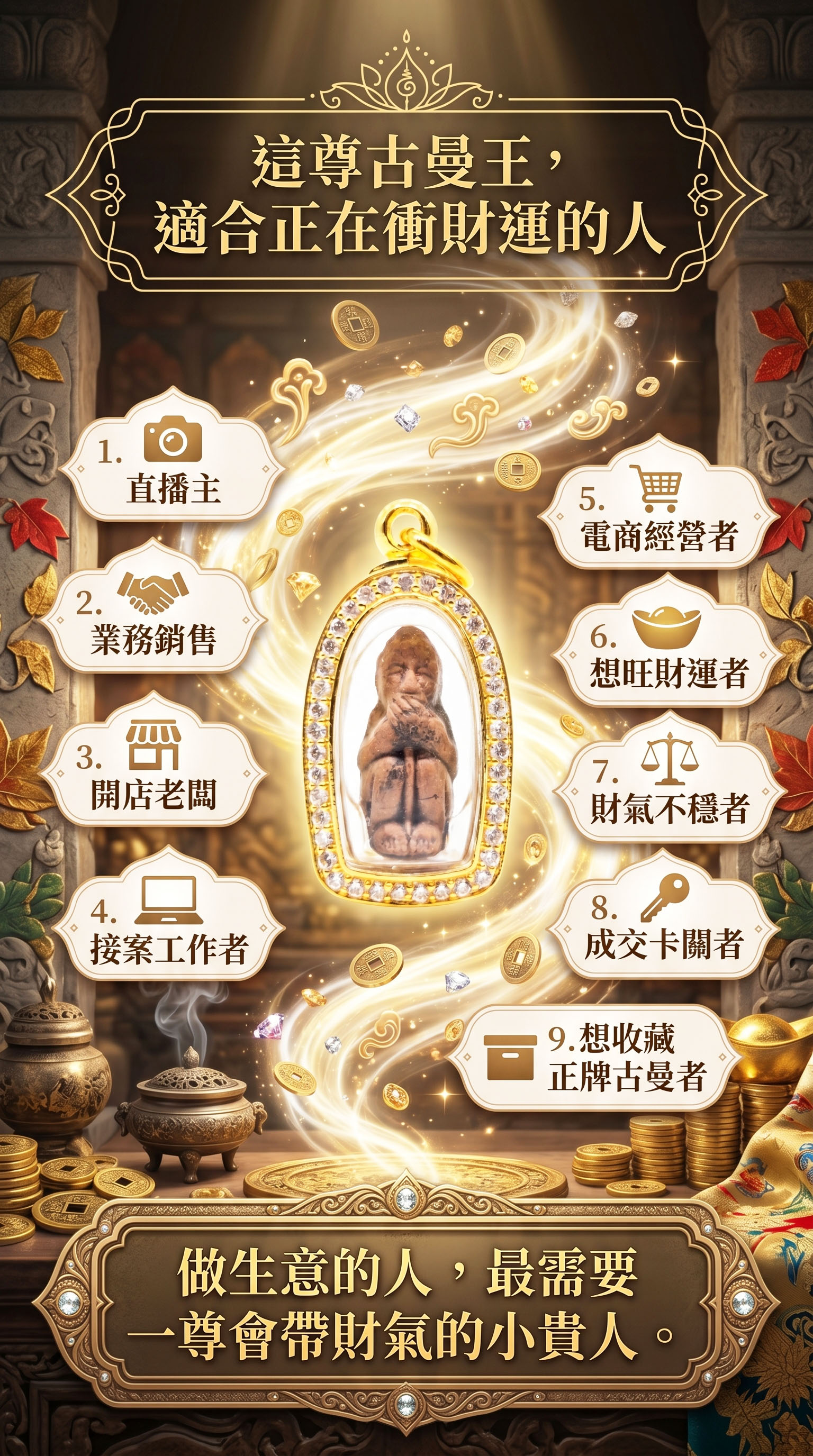泰幸福-【限定】2505古曼王佛牌 產品說明