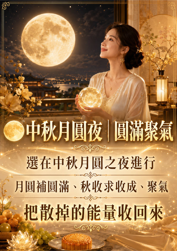 泰幸福-【月圓福滿】青春永駐大法會・五行圓滿 產品說明
